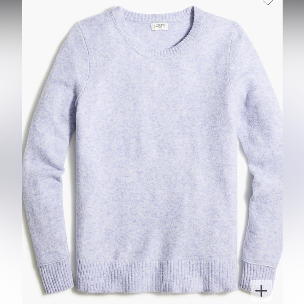 Crewneck sweater in extra-soft yarn